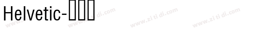 Helvetic字体转换