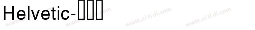 Helvetic字体转换