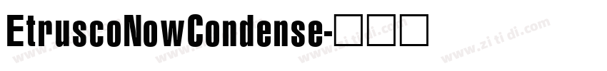 EtruscoNowCondense字体转换