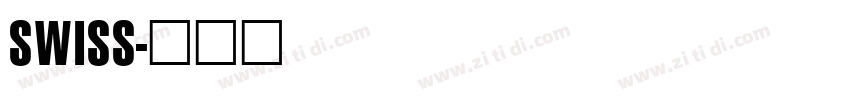 SWISS字体转换