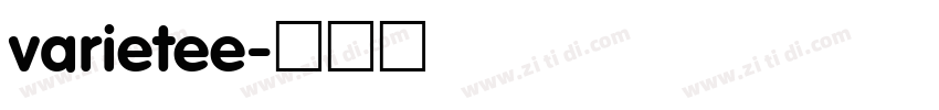 varietee字体转换