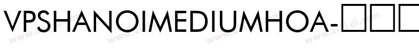 VPSHaNoiMediumHoa字体转换