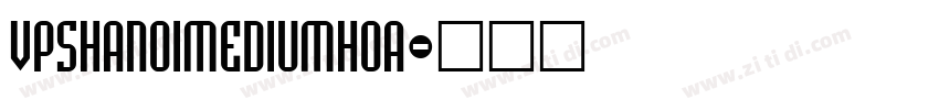 VPSHaNoiMediumHoa字体转换
