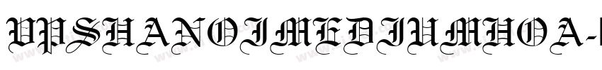 VPSHaNoiMediumHoa字体转换