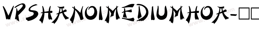 VPSHaNoiMediumHoa字体转换