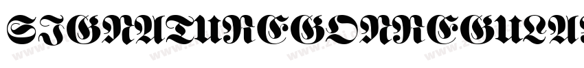SignatureGonRegular字体转换 SignatureGonRegular字体转换