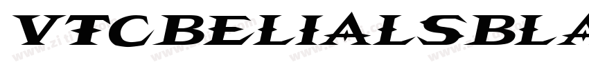 VTCBelialsBladeItali字体转换