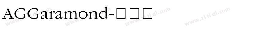AGGaramond字体转换