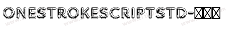 OneStrokeScriptStd字体转换