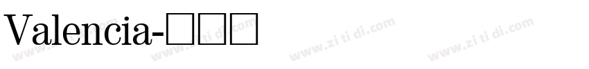 Valencia字体转换