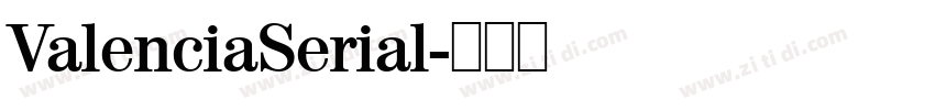 ValenciaSerial字体转换