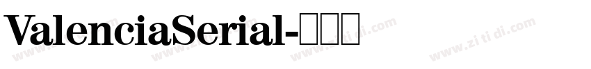 ValenciaSerial字体转换