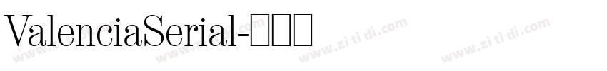 ValenciaSerial字体转换