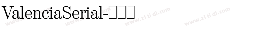 ValenciaSerial字体转换