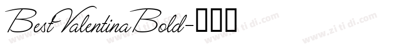 BestValentinaBold字体转换
