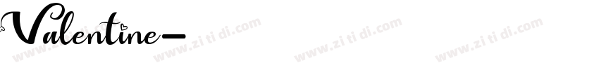 Valentine字体转换