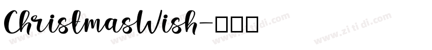 ChristmasWish字体转换
