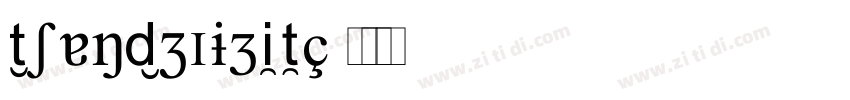 VanDijkITC字体转换