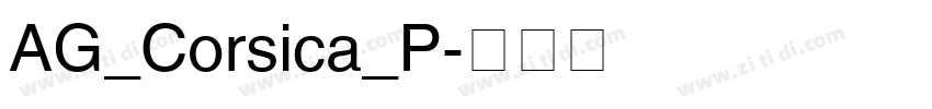 AG_Corsica_P字体转换