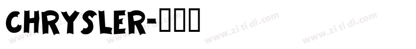 chrysler字体转换