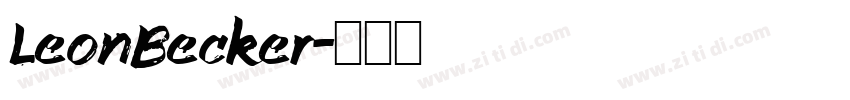 LeonBecker字体转换
