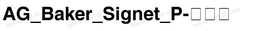 AG_Baker_Signet_P字体转换