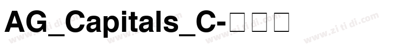 AG_Capitals_C字体转换