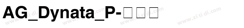 AG_Dynata_P字体转换