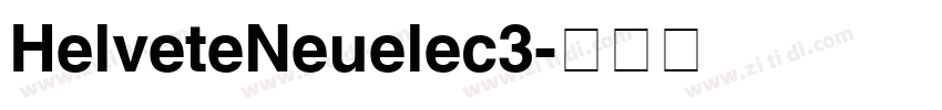 HelveteNeuelec3字体转换