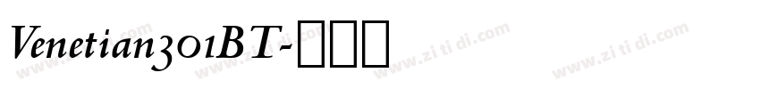 Venetian301BT字体转换