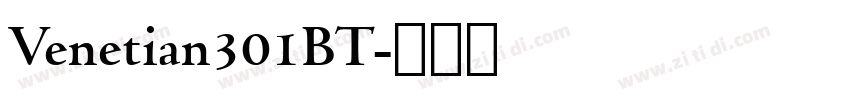 Venetian301BT字体转换