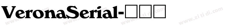 VeronaSerial字体转换