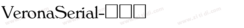 VeronaSerial字体转换