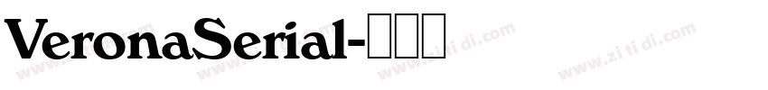 VeronaSerial字体转换