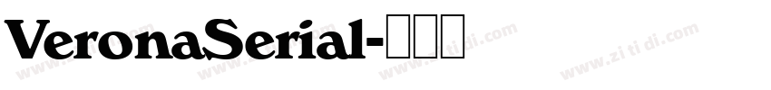VeronaSerial字体转换
