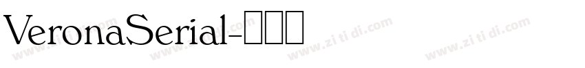 VeronaSerial字体转换