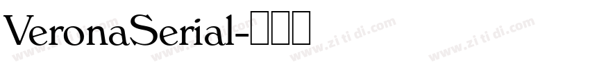 VeronaSerial字体转换