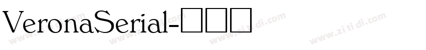 VeronaSerial字体转换