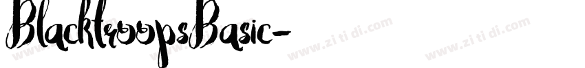 BlacktroopsBasic字体转换