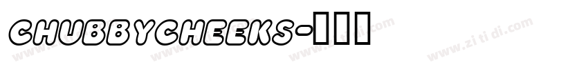 chubbycheeks字体转换
