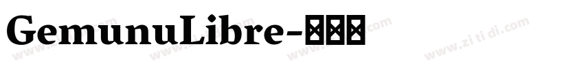 GemunuLibre字体转换
