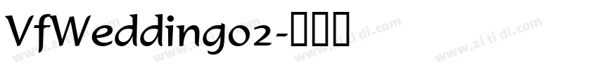 VfWedding02字体转换