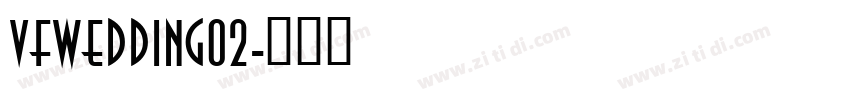VfWedding02字体转换