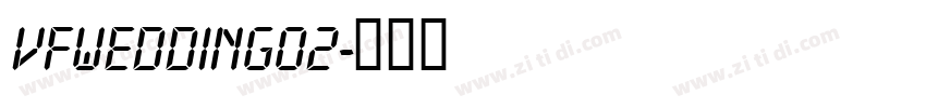 VfWedding02字体转换