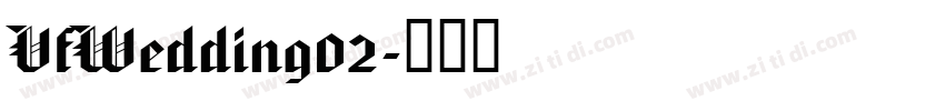VfWedding02字体转换