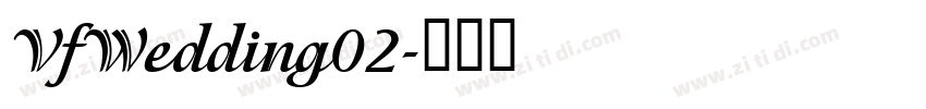 VfWedding02字体转换