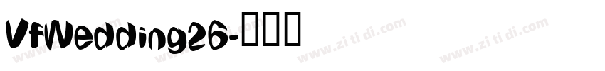 VfWedding26字体转换