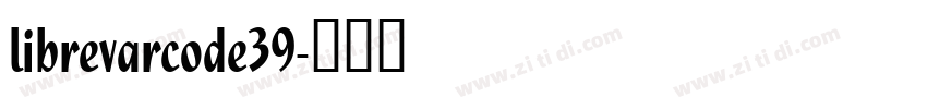 librevarcode39字体转换