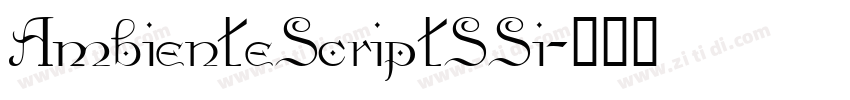 AmbienteScriptSSi字体转换