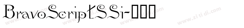 BravoScriptSSi字体转换